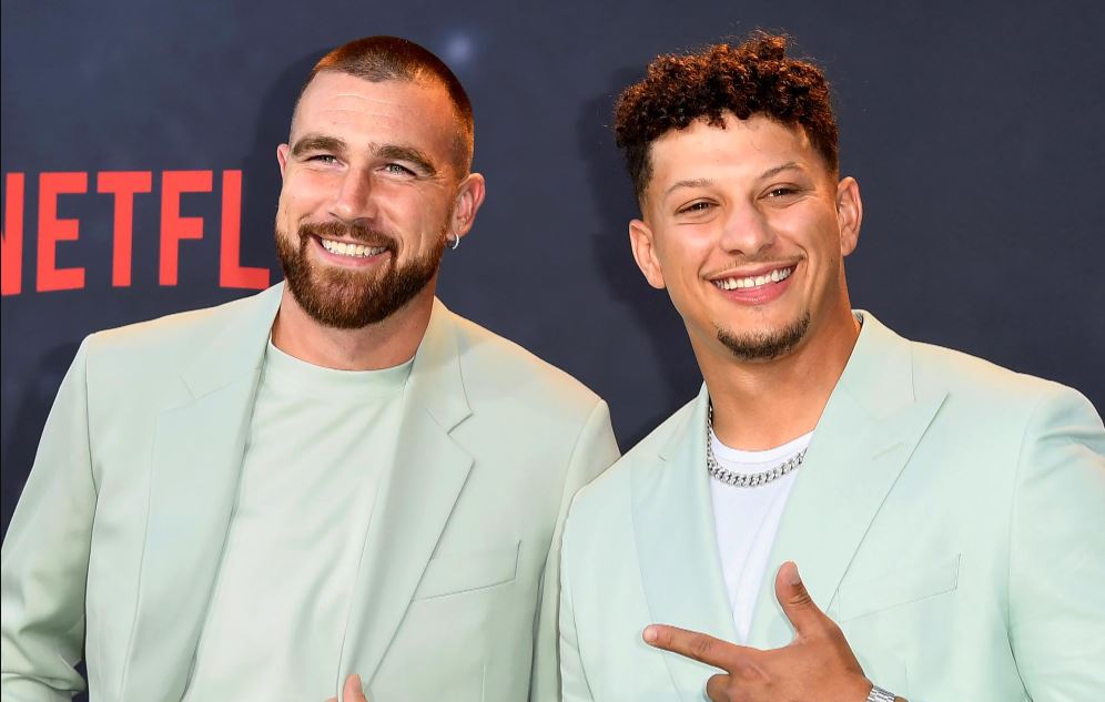 Patrick Mahomes and Travis Kelce