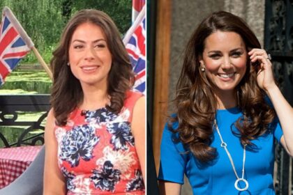 Kate Middleton and Katie Nicholl
