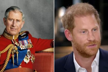 Charles III and Prince Harry