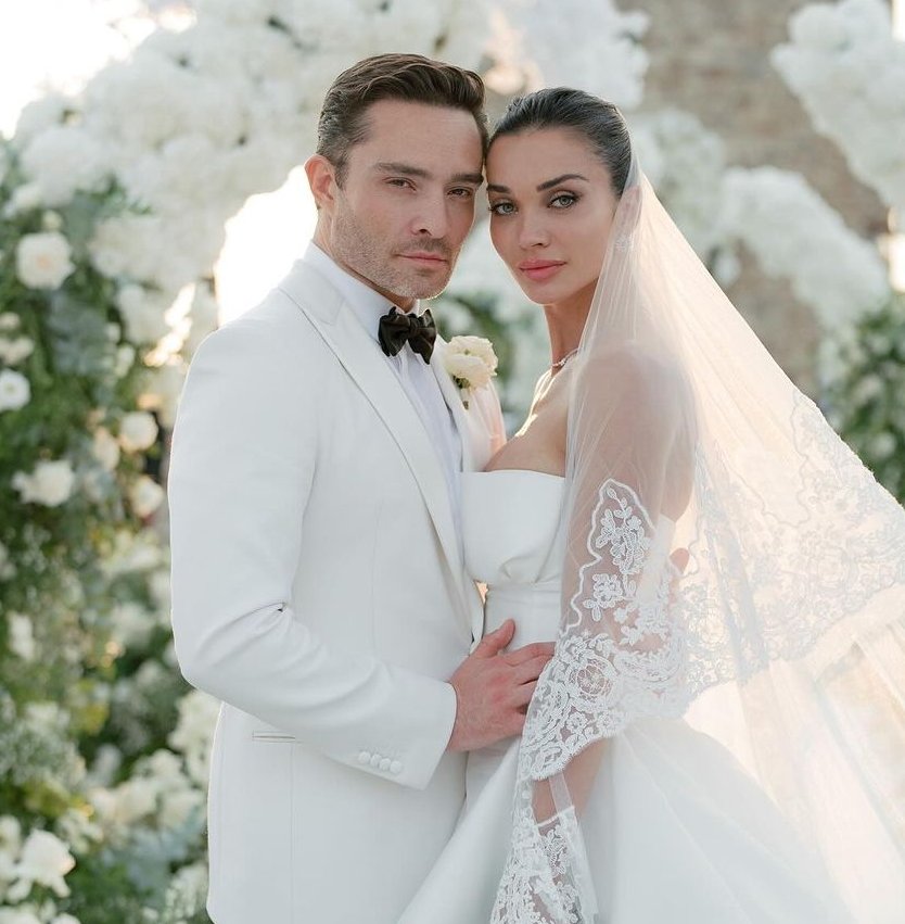 Gossip Girl star Ed Westwick has tied the knot with British actress-model Amy Jackson - wedding in Italy (1)