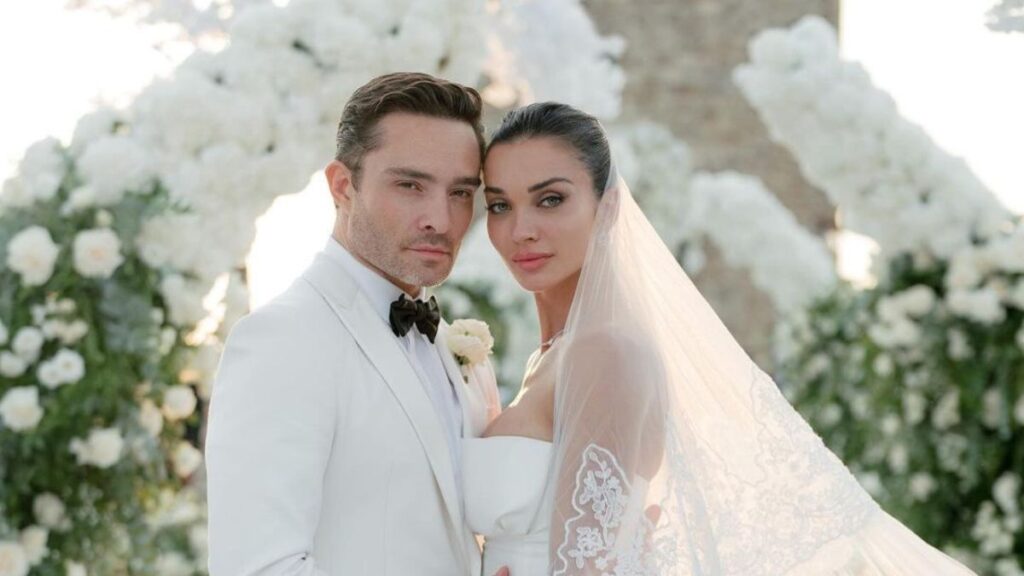 Gossip Girl star Ed Westwick has tied the knot with British actress-model Amy Jackson - wedding in Italy (1)