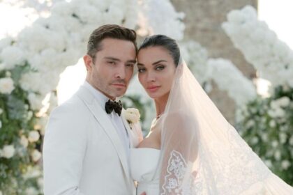 Gossip Girl star Ed Westwick has tied the knot with British actress-model Amy Jackson - wedding in Italy (1)