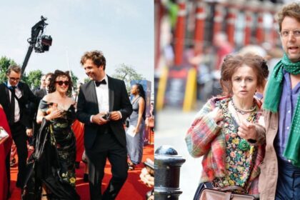 Helena Bonham Carter and her boyfriend Rye Dag Holmboe