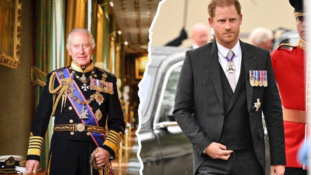 King Charles III and Prince Harry