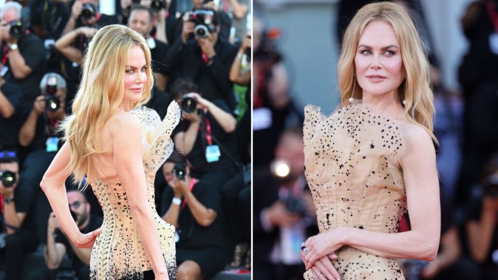 Nicole Kidman's Schiaparelli corset by Daniel Roseberry