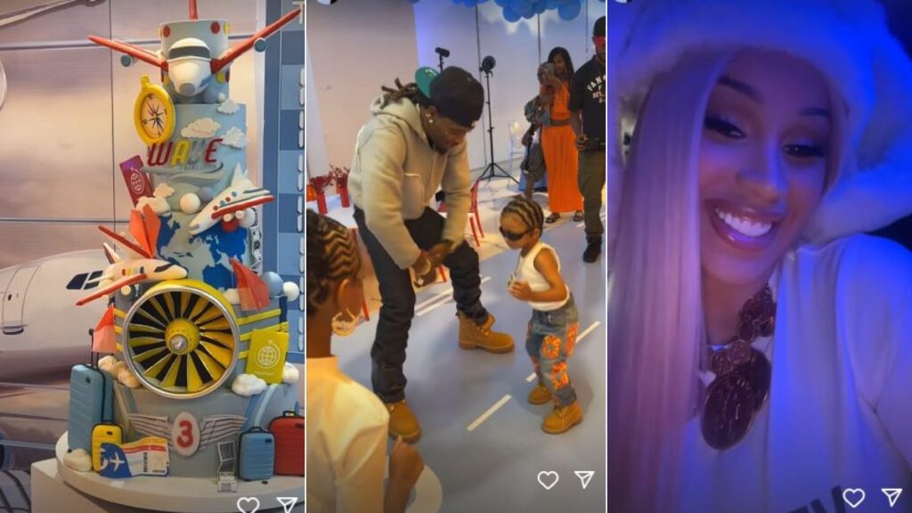 Cardi B and rapper Offset are celebrating their son's birthday