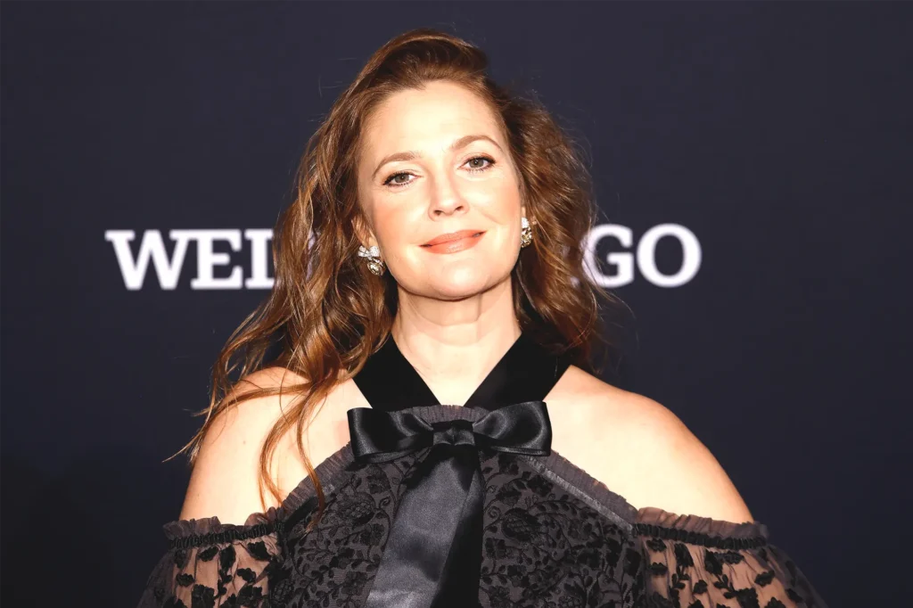 Drew Barrymore looks very beautiful and young in black dress. He elaborated in an interview about his absence of alcohol