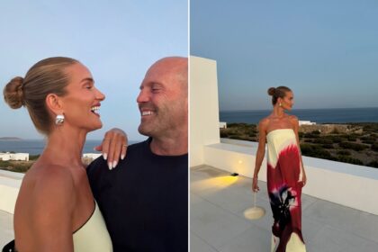 Jason Statham and Rosie Huntington-Whiteley Share Rare Romantic Photo