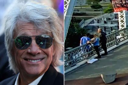 Jon Bon Jovi stops a woman from jumping off a bridge in Nashville