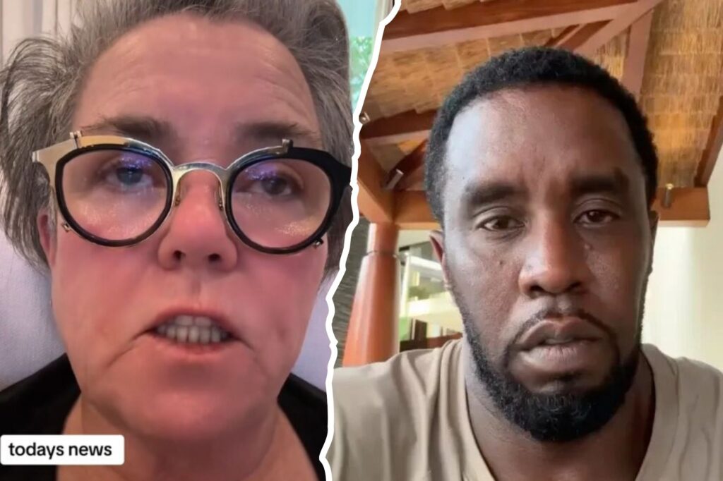 Rosie O'Donnell and Sean Diddy Combs