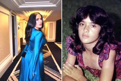 Salma Hayek shared a childhood photo