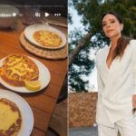 Victoria Beckham shares her pancake fail on social media, admitting she's not skilled in the kitchen while trying to cook breakfast for daughter Harper.