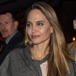 Angelina Jolie Stuns in Chic Autumn Look with Cape