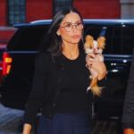 Demi Moore’s Dog Plov Steals Spotlight at Sunset Boulevard Premiere