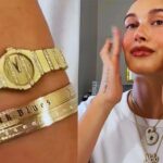 Hailey Bieber Shows Off $5K Bracelet Dedicated to Newborn Son