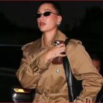 Hailey Bieber's Chic Beige Trench Coat Look Fashion Inspiration for Fall 2024