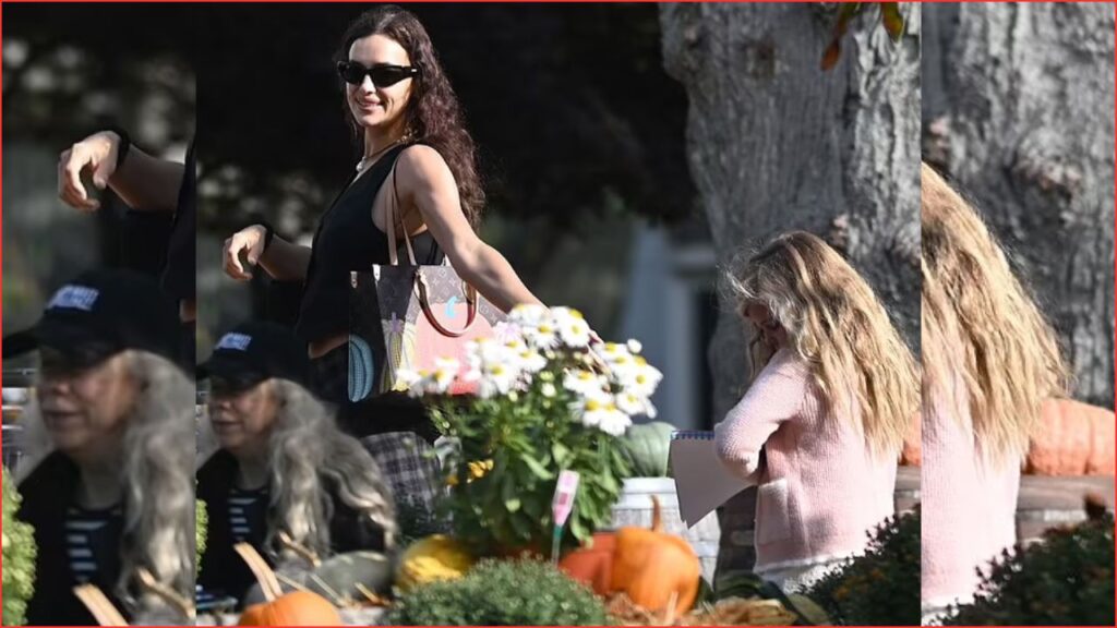 Irina Shayk and Bradley Cooper's Daughter Lea Enjoy Pumpkin Shopping Adventure