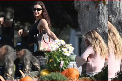 Irina Shayk and Bradley Cooper's Daughter Lea Enjoy Pumpkin Shopping Adventure