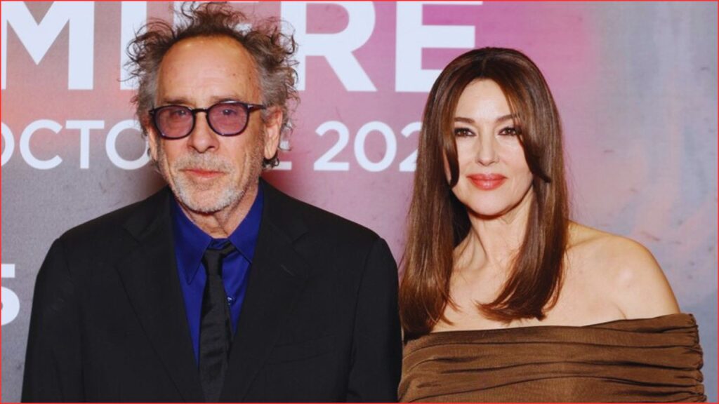 Monica Bellucci and Tim Burton