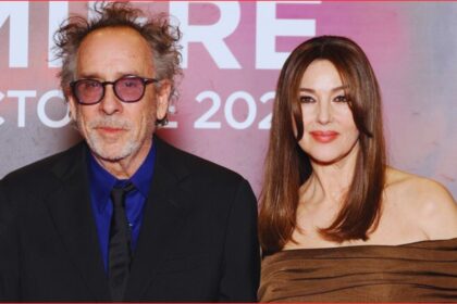 Monica Bellucci and Tim Burton