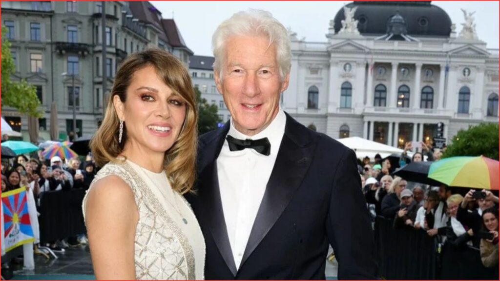 Richard Gere and his wife Alejandra