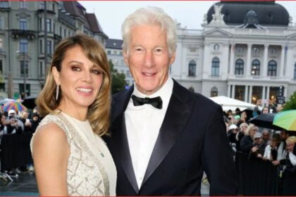 Richard Gere and his wife Alejandra